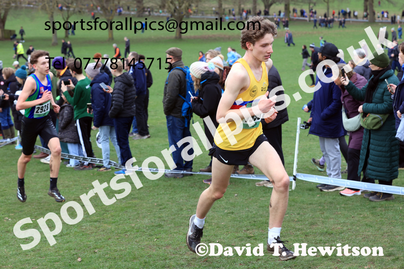 Mens Under-17s 2026 UK CAU Inter Counties Cross Country, Wollaton Park, Nottingham. Photo: David T. Hewitson/Sports for All Pics